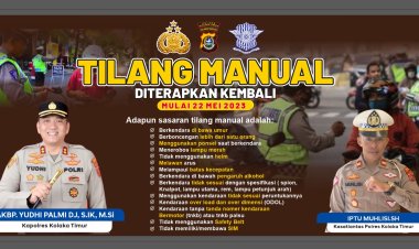 Tilang Manual Diberlakukan Kembali, Polres Koltim Sasar 11 Pelanggaran Lalu Lintas
