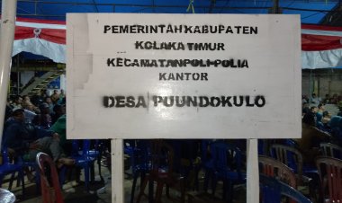 Diduga Gegara Kalah Di Pilkades Serentak Kolaka Timur, Calon Petahana Gembok Kantor Desa Puundokulo