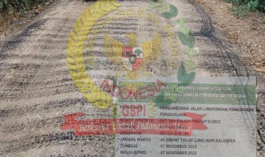 Diduga Tidak Sesuai Juknis, Proyek Pengaspalan Lingkungan Perkuburan Punggolaka Bakal Dilapor Ke APH