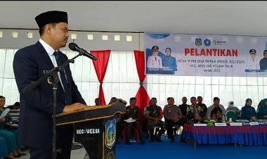 Akhiri Pelantikan Kedes Terpilih Di Ueesi, Azis : BUMDes Pelan-Pelan Akan Kita Benahi Agar Kedepannya Ada Peningkatan