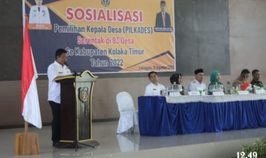Buka Sosialisasi Pilkades Serentak, Plt Bupati Koltim : Segera Bentuk Panitia Pilkades