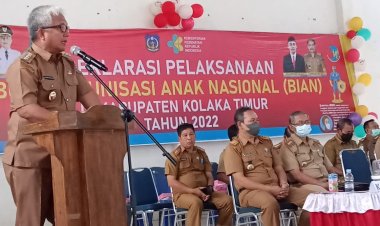 Buka Deklarasi BIAN Di Ladongi, Sulwan Instruksikan Segera Tuntaskan Imunisasi Anak