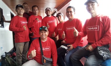 Projo Sultra Siap Menyambut Kedatangan Jokowi Di Wakatobi