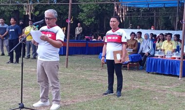 Buka Turnamen Dwitawana Cup I Di Loea, Sulwan : Para Atlet Diharapkan Tetap Menjunjung Tinggi Jiwa Sportifitas