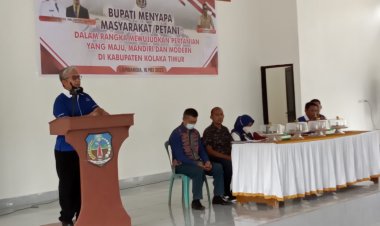 Manfaatkan Hari Libur, Pj Bupati Kolaka Timur Sapa Petani Di Lambandia