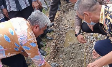 Letakan Batu Pertama Pembangunan Kantor Dan Pasturi Klasis Di Putemata, Berikut Harapan Pj Bupati Kolaka Timur