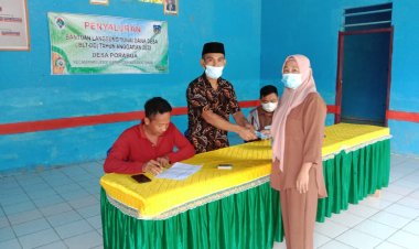 51 KPM Di Desa Porabua Kembali Terima BLT DD Jelang Idul Fitri 1443 H