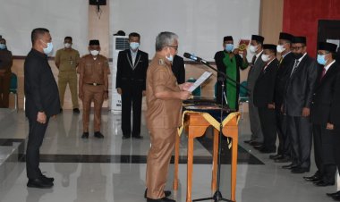 PJ Bupati Kolaka Timur Lantik 12 Pejabat Eselon II, Berikut Daftar Nama Dan Jabatannya