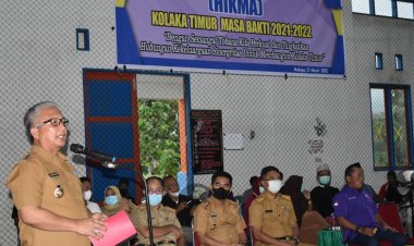 H. Sulwan Aboenawas Hadiri Pelantikan Pengurus HIKMA Kolaka Timur Masa Bhakti 2021 - 2026 Di Lambandia