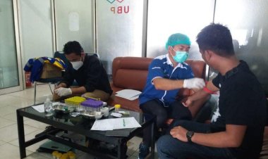 Gandeng Laboratorium Maxsima, Seluruh Karyawan Dan Staf CV. UBP Lakukan Medical Cek Up