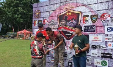Personel Ditsamapta Polda Jateng Meraih Juara 1 Reaksi Terbuka Piala Danjen Kopassus 2022