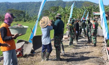 Warga Nanggulan Antusias Dalam TMMD Reg 113