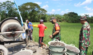Cek Sasaran Fisik Dansatgas TMMD Reg Ke 113 Berdialog Dengan Warga
