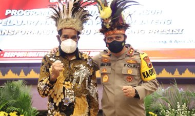 Telah Setahun Berjalan, Polda Jateng Konsisten Asuh Puluhan Pelajar Dan Mahasiswa Asli Papua