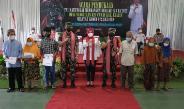 TMMD Reg 113 Kodim Klaten Sebagai Program Terpadu Antara TNI Dan Pemerintah Daerah
