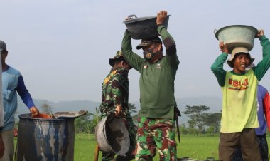 Pra TMMD Reg 113 dilakukan Prajurit Kodim 0723 Klaten Bersama Warga Desa Nanggulan