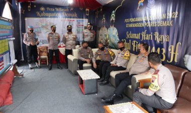 Ada Beberapa Titik Kerawanan Macet, Kapolres Demak Minta Personel Pos Pam Selalu Sigap