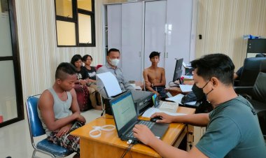 Polres Pemalang Amankan 5 Tersangka Pengeroyokan di Desa Banjardawa