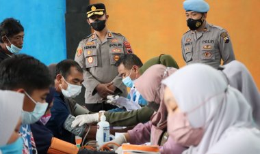 Tujuh Belas Desa Jadi Sasaran Vaksin Polres Banjarnegara