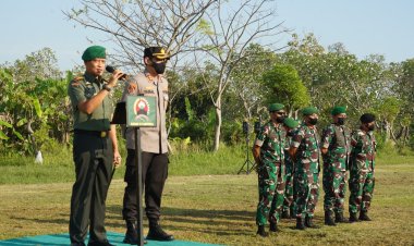 Danrem 071/Wijayakusuma Pimpin Apel Gelar Pasukan Pengamanan VVIP Kunjungan Presiden RI di Brebes