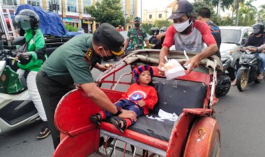 Kodim 0726/Sukoharjo Dan Polres Gandeng Elemen Masyarakat Adakan Gerakan Bersama Ramadhan Peduli
