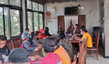 Danramil Karangnongko Hadiri Lepas Sambut Kapolsek Karangnongko