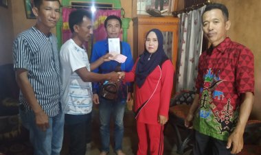 Pemerintah Pekon Way Nukak Salurkan Dana BLT DD Secara Door to Door Tahun 2023