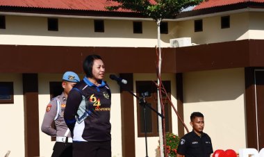 Jaga Kebersihan Lingkungan Polres SBB, Laksanakan Giat Kerja Bakti