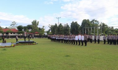 Kapolres SBB Ajak Anggota Untuk Selalu Bersyukur