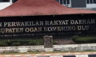 Misterius Tergembok nya  kantor DPRD OKU  belum terungkap siapa pelaku nya