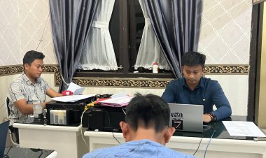 Seorang warga  Pekon Banding Agung Kec. Suoh diamankan Sat narkoba Polres, lambar.