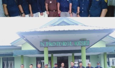 KETUA DPD LPK - GPI PES-BAR . YAHMAN EFENDI Ber Audiensi ke- Kejari dan Kodim 0422 Lampung Barat