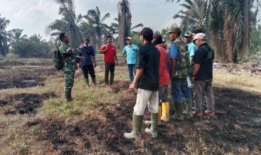 Stop Karhutla, Babinsa Berikan Himbauan Anti Karhutla Ke Warga Binaan