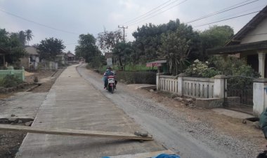 Jalan Dibangun, Warga Ucapkan Terima Kasih Kepada Bupati Nanang Ermanto dan Kepada Anggota DPRD SUHENDRA dari Fraksi Demokrat Davil 7