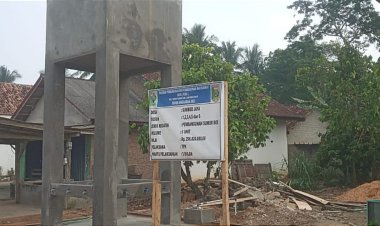 Pembangunan Sumur Bor Desa Sumber Jaya Kecamatan Waway Karya