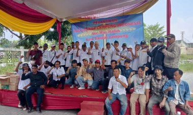 PELANTIKAN DAN PENGUKUHAN LASKAR LAMPUNG PAC KEC WAY HALIM