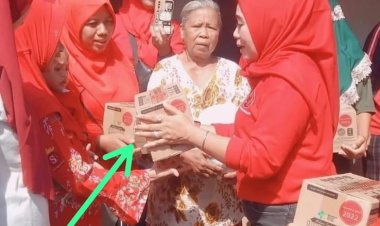 Anggota DPRD lamsel Rusdiana dari FPDIP, Diduga Gunakan Bantuan Paket Biskuit Kemenkes RI untuk Kepentingan Politik