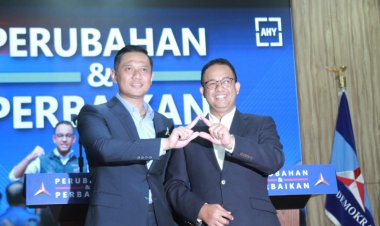 DPC Demokrat Lampung Selatan Gelar Nobar Dukungan Partai Demokrat untuk Bacapres Anies Baswedan