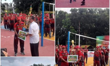 HUT Lamsel ke-66, Pertandingan Final Open Turnamen Volley Ball Piala Dandim 0421/Lamsel