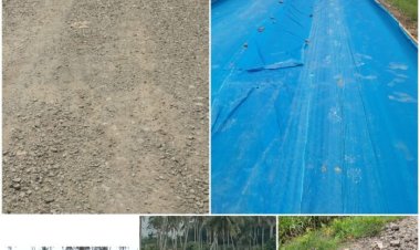 DI DUGA PEKERJAAN REKONSTRUKSI JALAN RUAS TITIWANGI-TRIMOMUKTI (029) CANDIPURO DIKERJAKAN ASAL-ASALAN