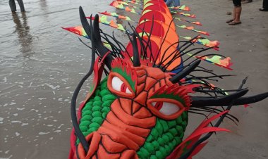 Desa Baru Ranji Juara Terkompak Lomba Layang-Layang Mewakili Kecamatan Merbau Mataram