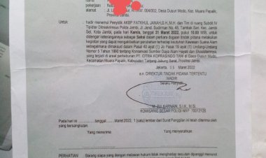 Humas PT Citra Koprasindo Tani Mengatakan  Berita Kasus Cagar Alam Dan Hutan Produksi Sudah Basi