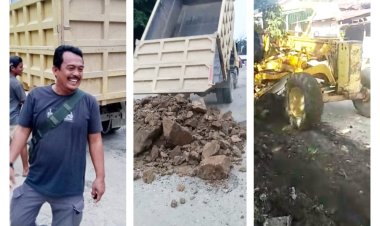 Akibat Komunikasi Yang Baik Kepala Desa Taman Raja. PT DAS Bantu Memperbaiki Jalan