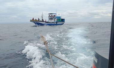 Lanal Morotai Melakukan Giat SAR Terhadap KM Inka Mina