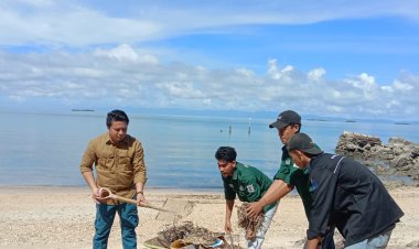 Tekling Unipas Morotai Bergerak Aksi Peduli Lingkungan Wisata Pantai Army Dock