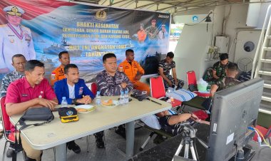 Peringati HUT TNI AL :Lanal Morotai Gelar Bhakti Kesehatan