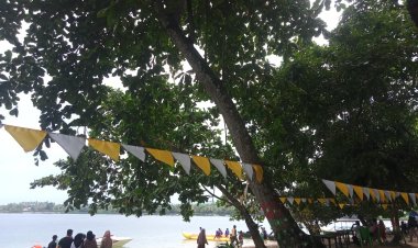 Bibir Pantai Pulau Kahino Tobelo Kini di Kunjungi Para Wisatawan