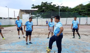 Danlanal Morotai Membuka Trunamen Futsal