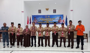Pelantikan Dewan Pembina dan Pimpinan Saka Bahari Lanal Morotai