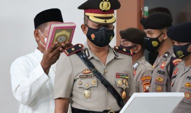 Serah Terima Jabatan Wakapolres Pulau Morotai